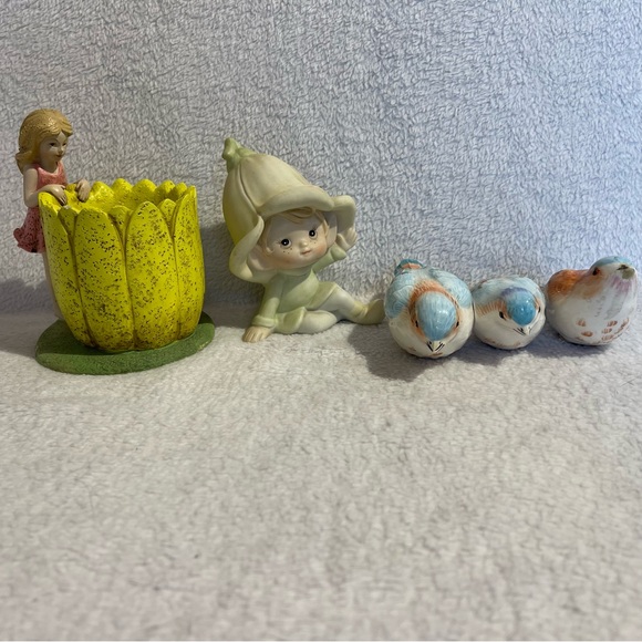 Bundle Of 3 | Vintage | Spring & Summer Ceramic & Porcelain Figurine Collection - Picture 4 of 6